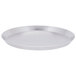 An American Metalcraft heavy weight aluminum pizza pan with a white background.