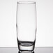An Arcoroc customizable cooler glass on a table.