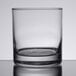 An Arcoroc customizable tumbler glass on a table.