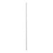 A long thin metal pole with holes in it.