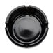 An Arcoroc black glass ashtray.