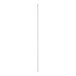 An aluminum Kason standard shelf pilaster with a long thin metal pole on top.