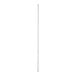 A long white metal pole.