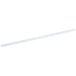 A long white plastic straw.