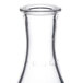 An Arcoroc square glass carafe with a white cap.