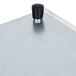 A black and white Hatco heated shelf warmer on a table.