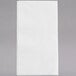 A white Choice dinner napkin.