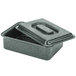 A black plastic HS Inc. multi-purpose server with a lid.