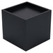 A black square base for a beverage dispenser.