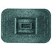 A rectangular green container with a lid.