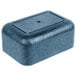 A blue plastic HS Inc. multi-purpose container with a lid.