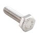 A close-up of a stainless steel hex head screw for a Nemco vegetable prep unit.