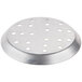 An American Metalcraft heavy weight aluminum pizza pan with perforations.