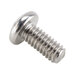 A close-up of a Nemco stainless steel screw.