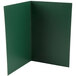 A green Menu Solutions wine list cover with a white rectangular border.