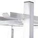 A Winholt stationary metal can rack shelf.