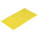 A yellow cloth on a white background.