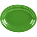 Homer Laughlin 457324 Fiesta Shamrock 11 5/8 inch Medium Oval Platter - 12/Case