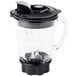 A Hamilton Beach Power Elite blender with a black lid and black handle.