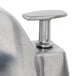 A close-up of the Hobart 84186-1 Buffalo Chopper's metal handle.