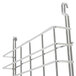 A Metro chrome tray slide with metal bars.