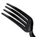 a black plastic fork