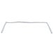 A white rectangular vinyl lid gasket for an Avantco refrigeration unit.
