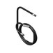 A black Equip hose with a white hose attached to it.