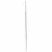 A long thin metal pole with black lines on a white background.