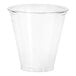 A Solo Ultra Clear plastic cup on a white background.
