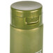 a green plastic container with a white cap