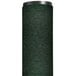A forest green rectangular carpet with a black border.