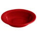 a red circle with a shadow