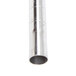A silver Metro Super Erecta stainless steel post.