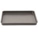 An American Metalcraft Hard Coat Aluminum Square Pizza Pan with a black bottom.