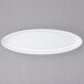 A white oval platter.