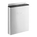An Edlund stainless steel knife rack with a closed back and 10 slots.