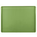 a green rectangular object with a white border