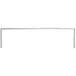 A white rectangular vinyl compression gasket strip.