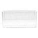 A Metro Super Erecta chrome wire shelf with a white background.