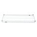A chrome Metro Super Erecta wire shelf.