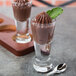 a close up of a brown dessert