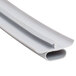 A white plastic horizontal door gasket strip for an Avantco refrigerator.