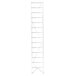 A tall rectangular chrome metal Metro Erecta upright.