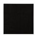 A black square Hoffmaster beverage napkin.