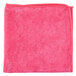 A red Unger SmartColor microfiber cloth.