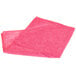 A red Unger SmartColor microfiber towel folded on a white background.
