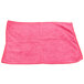 A red Unger SmartColor microfiber towel with a red edge.