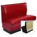 American Tables & Seating AS-36-Wall Plain Fully Upholstered Wall Bench - 36 inch High