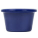 A navy blue Thunder Group melamine ramekin with a lid.